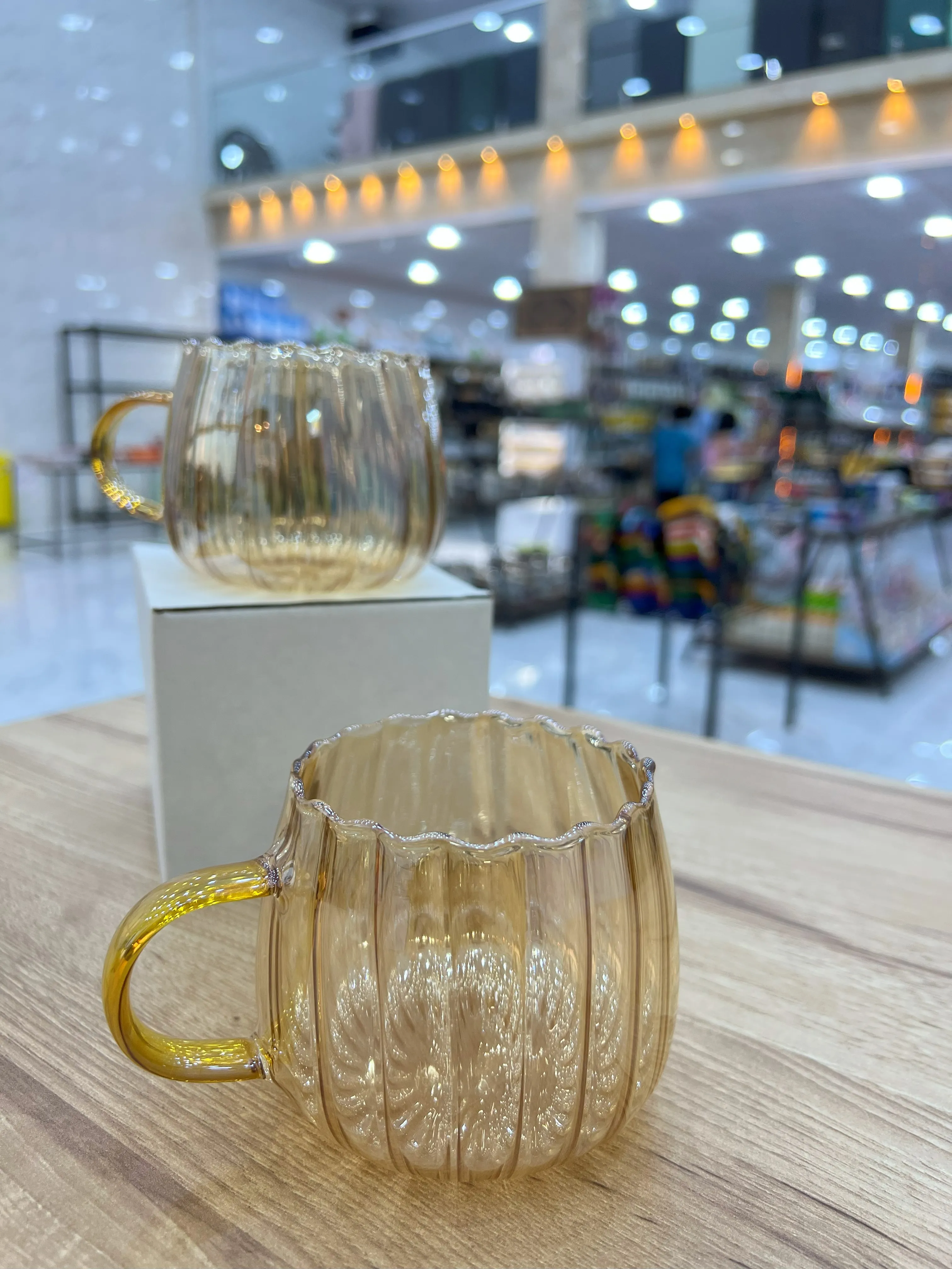 لیوان دالبری رنگ عسلی 794-5